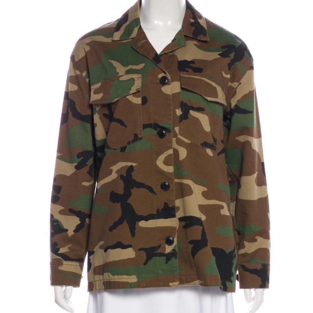 RAG &‎ BONE Camouflage Casual Utility Jacket sz M